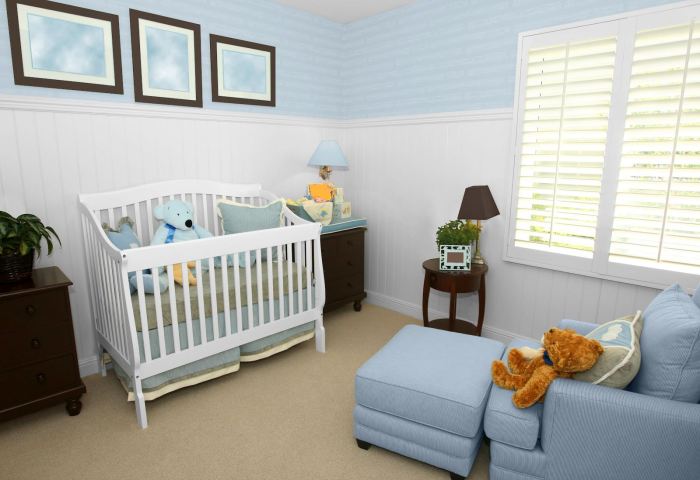 How to decorate baby boy room