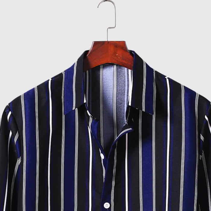 Mens striped dress shirt