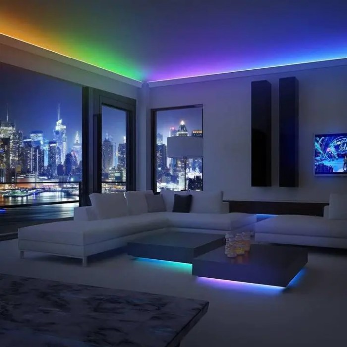 How to decorate room with led strip