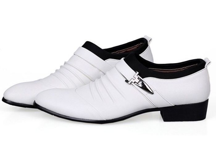 Mens ivory dress shoes wedding