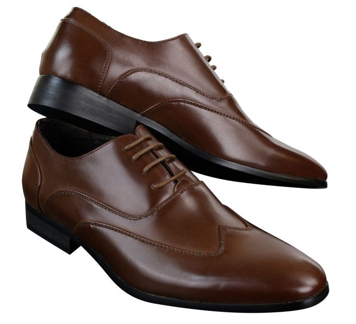 Real leather men's dress shoes