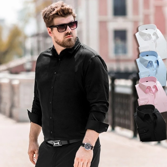 Long sleeve mens floral dress shirts